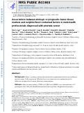 Cover page: Associations between Etiologic or Prognostic Tumor Tissue Markers and Neighborhood Contextual Factors in Male Health Professionals Diagnosed with Prostate Cancer.