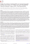 Cover page: Measles Virus Defective Interfering RNAs Are Generated Frequently and Early in the Absence of C Protein and Can Be Destabilized by Adenosine Deaminase Acting on RNA-1-Like Hypermutations