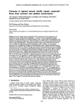 Cover page: Estimates of regional natural volatile organic compound fluxes from enclosure and ambient measurements