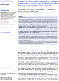 Cover page: Evidence for functional improvement in reward anticipation in recent onset schizophrenia after one year of coordinated specialty care