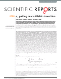 Cover page: s± pairing near a Lifshitz transition