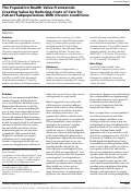 Cover page: The Population Health Value Framework: Creating Value by Reducing Costs of Care for Patient Subpopulations With Chronic Conditions.