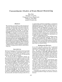 Cover page: Connectionist Models of Rule-Based Reasoning