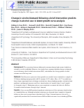 Cover page: Change in alcohol demand following a brief intervention predicts change in alcohol use: A latent growth curve analysis.