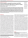 Cover page: ECRG4 regulates neutrophil recruitment and CD44 expression during the inflammatory response to injury