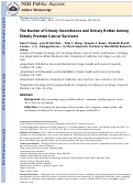 Cover page: The Burden of Urinary Incontinence and Urinary Bother Among Elderly Prostate Cancer Survivors