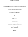 Cover page: Assessing Marine Resources Using Ecology, Fisheries Science, and Expert Judgment