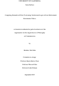 Cover page: COMPETING DEMANDS IN POLICE POSITIONING: INSTITUTIONAL LOGICS IN LAW ENFORCEMENT RECRUITMENT VIDEOS