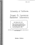 Cover page: THE REAL PART OP THE SCATTERING AMPLITUDE AT HIGH ENERGIES