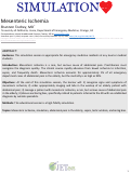 Cover page: Mesenteric Ischemia