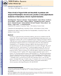 Cover page: Phase II trial of HyperCVAD and Dasatinib in patients with relapsed Philadelphia chromosome positive acute lymphoblastic leukemia or blast phase chronic myeloid leukemia