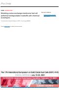 Cover page: Modeling proton-exchange-membrane fuel cell performance/degradation tradeoffs with chemical scavengers