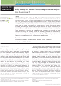 Cover page: Going through the motions: incorporating movement analyses into disease research