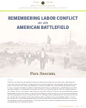 Cover page: Remembering Labor Conflict as an American Battlefield