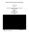 Cover page: Tobacco control activities among U.S. pediatric dentists