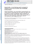 Cover page: Beyond Sedlis—A novel histology-specific nomogram for predicting cervical cancer recurrence risk: An NRG/GOG ancillary analysis