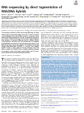 Cover page: RNA sequencing by direct tagmentation of RNA/DNA hybrids.