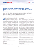 Cover page: Burden of Aging: Health Outcomes Among Adolescents and Young Adults With Sickle Cell Disease