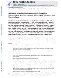 Cover page: Identifying Potential Classification Criteria for Calcium Pyrophosphate Deposition Disease: Item Generation and Item Reduction.