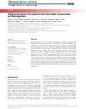 Cover page: Integrating Expert Perceptions into Food Web Conservation and Management