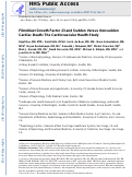 Cover page: Fibroblast Growth Factor 23 and Sudden Versus Non-sudden Cardiac Death: The Cardiovascular Health Study