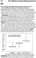 Cover page: Does nutrition and inflammation status account for greater survival in black maintenance Hemodialysis patients?