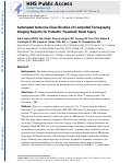 Cover page: Automated Outcome Classification of Computed Tomography Imaging Reports for Pediatric Traumatic Brain Injury