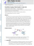 Cover page: Quantitative imaging of lipid droplets in single cells