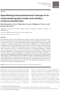 Cover page: Spearfishing-induced behavioral changes of an unharvested species inside and outside a marine protected area