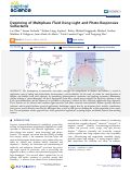 Cover page: Depinning of Multiphase Fluid Using Light and Photo-Responsive Surfactants