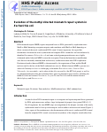 Cover page: Evolution of the methyl directed mismatch repair system in Escherichia coli