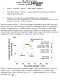 Cover page: Efficiency Improvement of Nitride-Based Solid State Light Emitting Materials -- CRADA Final Report