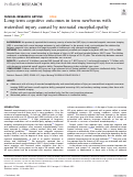 Cover page: Long-term cognitive outcomes in term newborns with watershed injury caused by neonatal encephalopathy