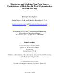 Cover page: Monitoring and Modeling Non-Point Source Contributions of Host-Specific Fecal Contamination in San Pablo Bay