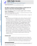 Cover page: The effects of humanin and its analogues on male germ cell apoptosis induced by chemotherapeutic drugs