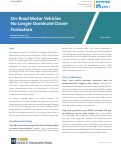 Cover page: On-Road Motor Vehicles No Longer Dominate Ozone Formation