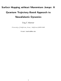 Cover page: Surface Hopping without Momentum Jumps: A Quantum-Trajectory-Based Approach to Nonadiabatic Dynamics