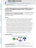 Cover page: Crystal Fluidity Reflected by Fast Rotational Motion at the Core, Branches, and Peripheral Aromatic Groups of a Dendrimeric Molecular Rotor