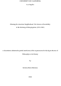 Cover page: Planning the American Neighborhood: The Science of Sociability at the Dawning of Desegregation (1933-1965)