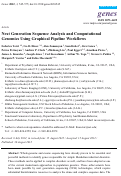 Cover page: Next Generation Sequence Analysis and Computational Genomics Using Graphical Pipeline Workflows
