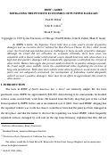 Cover page: BMW v. Gore: Mitigating the Punitive Economics of Punitive Damages