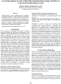 Cover page: An Activation-Based Account of Belief Bias in Relational Reasoning: The Effect of Concurrent Working Memory Load