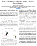 Cover page: Fine-Pitch Integration Technology for Cognitive System Scaling