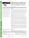 Cover page: Revisiting the past to foretell the future: summer temperature and habitat area predict pika extirpations in California