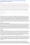 Cover page: The Empirical Development of an Instrument to Measure  Writerly Self-Efficacy in Writing Centers