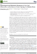 Cover page: Physiological and Metabolic Responses of Gac Leaf (Momordica cochinchinensis (Lour.) Spreng.) to Salinity Stress