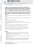 Cover page: Cognition and Daily Functioning: Results from the Hispanic Community Health Study/Study of Latinos (SOL) and Study of Latinos-Investigation of Neurocognitive Aging (SOL-INCA)