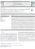 Cover page: Drywell infiltration and hydraulic properties in heterogeneous soil profiles