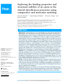 Cover page: Exploring the binding properties and structural stability of an opsin in the chytrid Spizellomyces punctatus using comparative and molecular modeling