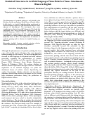 Cover page: Statistical Structures in Artificial languages Prime Relative Clause Attachment
Biases in English